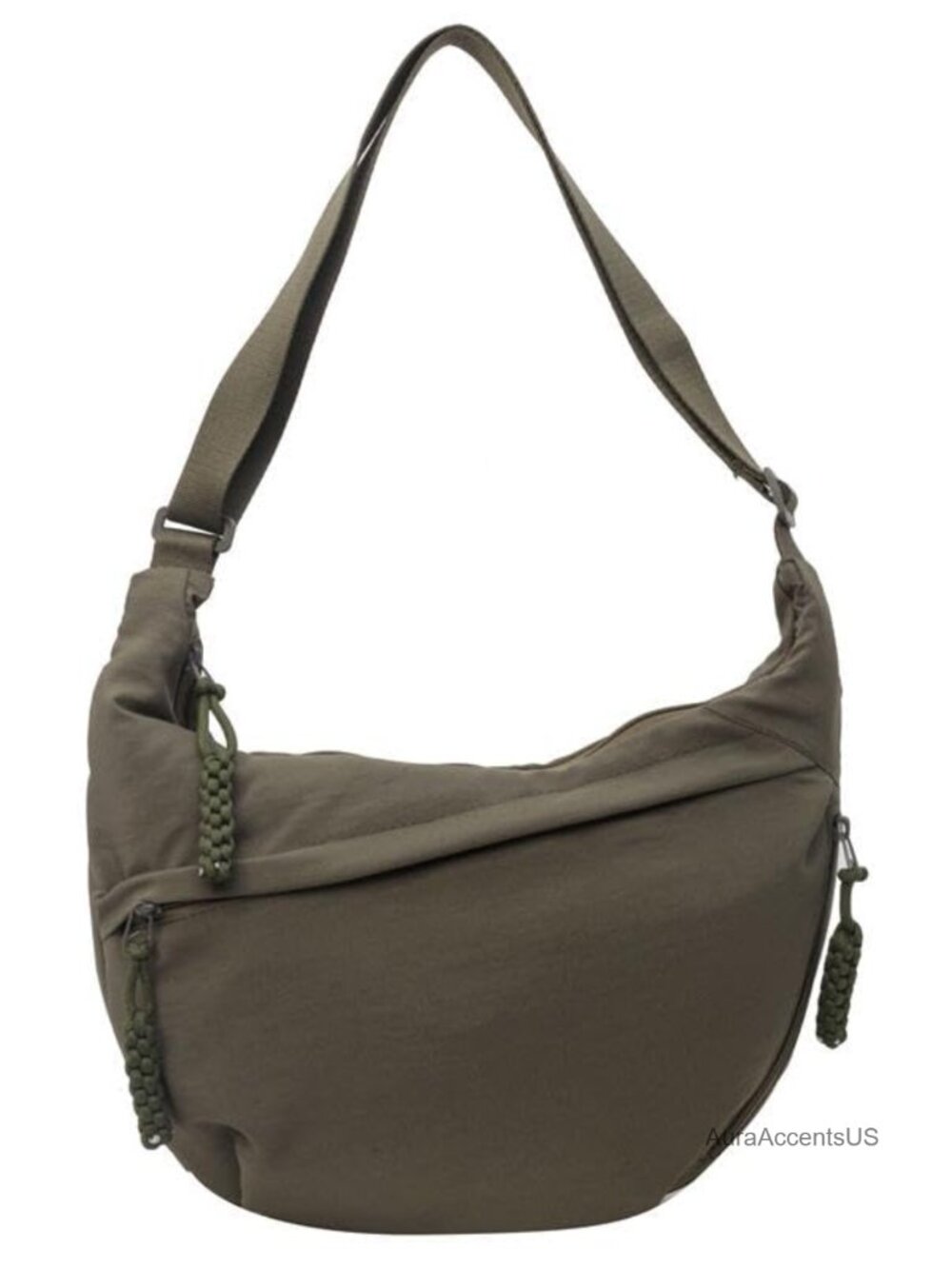 Nylon Crescent Crossbody Bag Women Sling Shoulder Purse Travel Casual